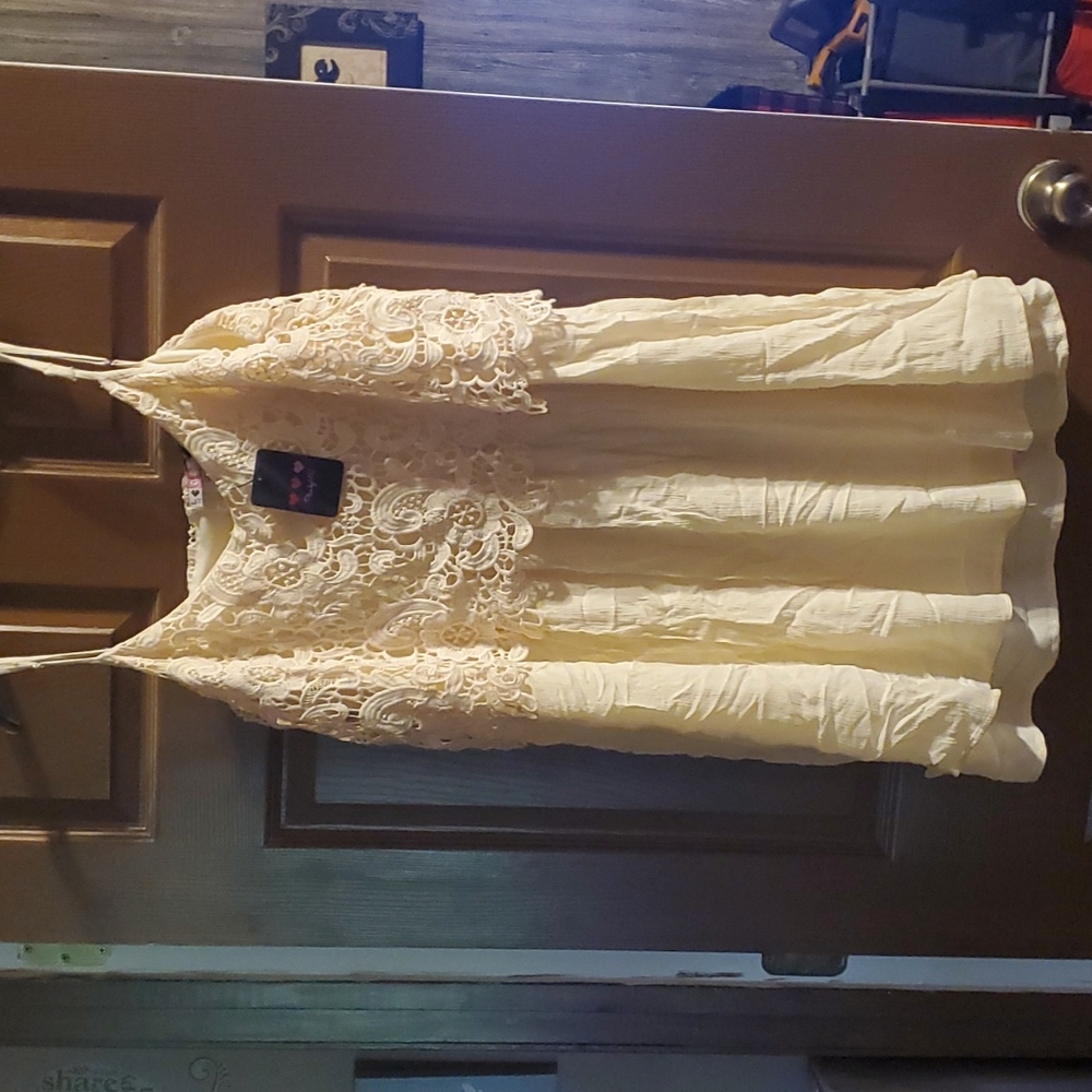 Cute lace top summer dress
